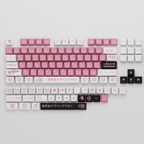 EVA-08 104+31 XDA-like Profile Keycap Set Cherry MX PBT Dye-subbed for Mechanical Gaming Keyboard